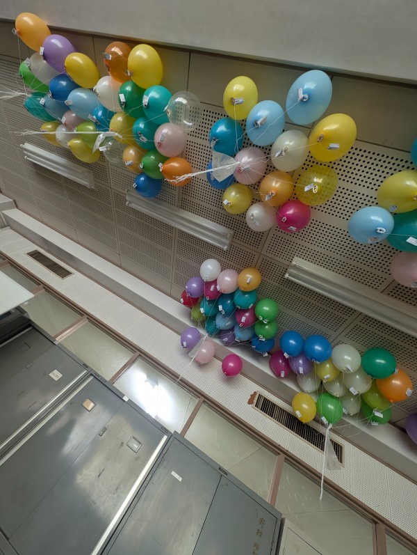 今年度もバルーンリリースが始まりました