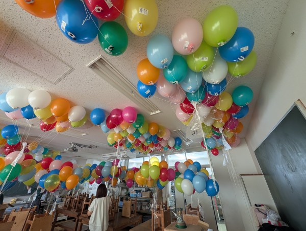 バルーンリリース９/２０　10/2（２か所）10/4　10/6と行いました